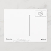 Prachtige Paarse Petunia Briefkaart (Achterkant)