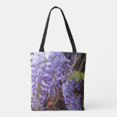 Prachtige Paarse Wisteria Tote Bag (Achterkant)