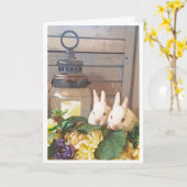 Prachtige paas Kaart (Gele Bloem)