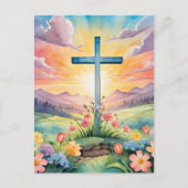 Prachtige paas Waterverf kunst Briefkaart (Voorkant)