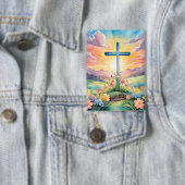 Prachtige paas Waterverf kunst Button (Insitu)