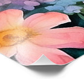 Prachtige paas Waterverf kunst Foto Afdruk (Hoek)