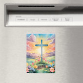 Prachtige paas Waterverf kunst Magneet (Insitu (Vaatwasser))