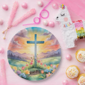 Prachtige paas Waterverf kunst Papieren Bordje (Feest)