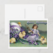 Prachtige  paasBriefkaart Briefkaart (Voorkant / Achterkant)