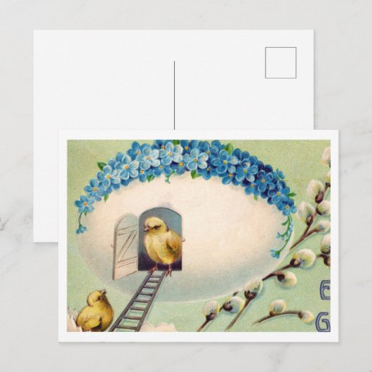 Prachtige  paasBriefkaart Briefkaart (Voorkant / Achterkant)