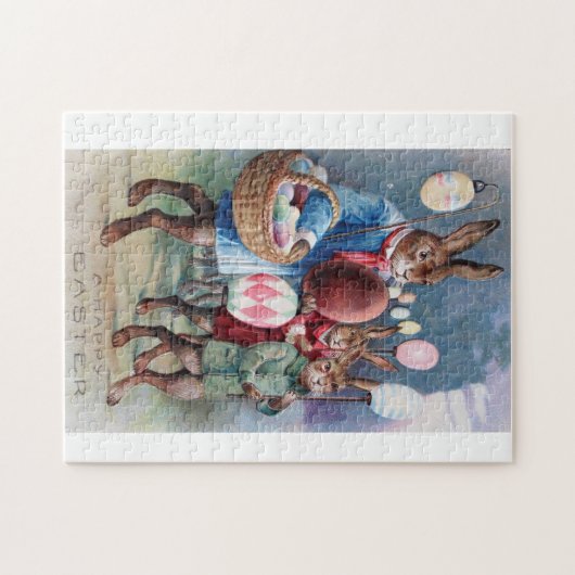 Prachtige paasbunny Parade Puzzle Legpuzzel (Horizontaal)
