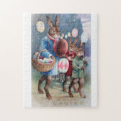 Prachtige paasbunny Parade Puzzle Legpuzzel (Verticaal)