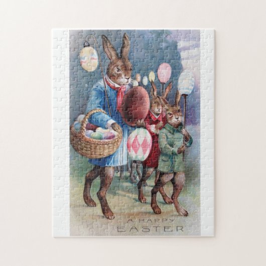 Prachtige paasbunny Parade Puzzle Legpuzzel (Verticaal)