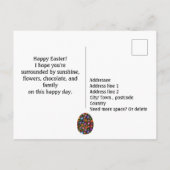 Prachtige paaseieren van Folklore met aangepaste t Briefkaart (Achterkant)