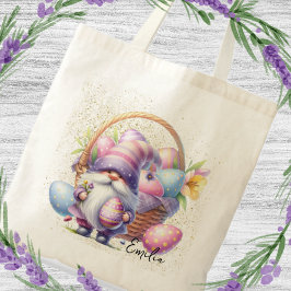 Prachtige Paaseierenjacht Kabouters Glitter Tote Bag