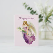 Prachtige  paasengel feestdagenkaart (Staand voorkant)