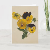 Prachtige  paasgele Kaart (Voorkant)