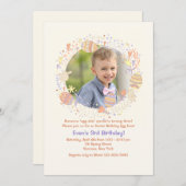 Prachtige Paaskrans Fotouitnodiging Kaart (Voorkant / Achterkant)