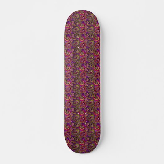 Prachtige Paisley Skateboard (Voorkant)
