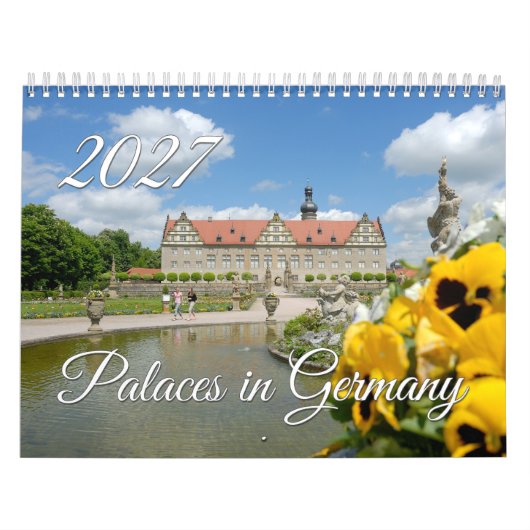 Prachtige paleizen in Duitsland 2026 Kalender (Hoes)