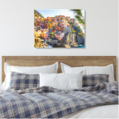 Prachtige Palermo, Sicilië Italië op een Cliff Canvas Afdruk (Insitu (Slaapkamer))