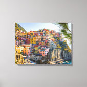 Prachtige Palermo, Sicilië Italië op een Cliff Canvas Afdruk (Voorkant)
