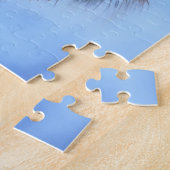 Prachtige Palm Tree Art Tropische Stijl Puzzel (Zijkant)