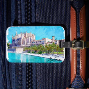 Prachtige Palma de Mallorca Spanje Balearen Bagagelabel