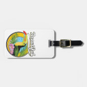 Prachtige Palma, toucan logo Bagagelabel (Voorkant horizontaal)