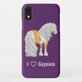 Prachtige palomino Pinto Gypsy Vanner Draft Horse Case-Mate iPhone Case (Achterkant)