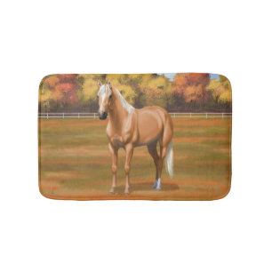 Prachtige palomino Quarter Horse Stallion Badmat