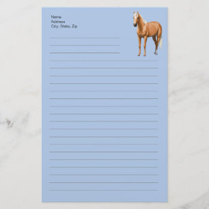 Prachtige palomino Quarter Horse Stallion Briefpapier