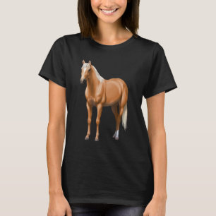 Prachtige palomino Quarter Horse Stallion T-shirt