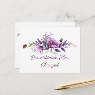 Prachtige papavers Verandering van adres Briefkaart