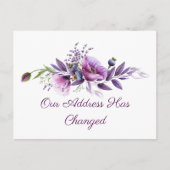 Prachtige papavers Verandering van adres Briefkaart (Voorkant)