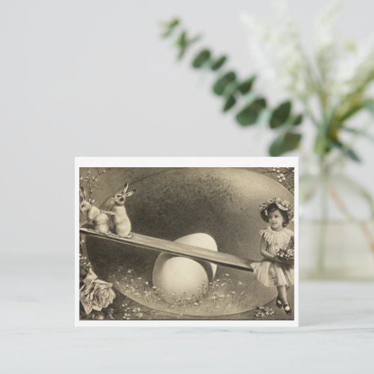 Prachtige  Pasen Briefkaart (Staand voorkant)