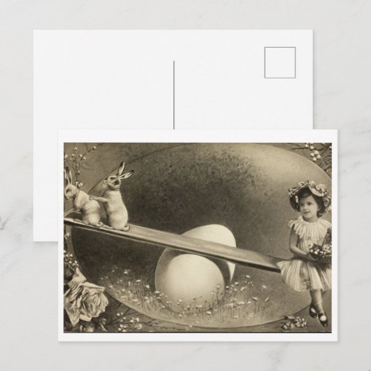 Prachtige  Pasen Briefkaart (Voorkant / Achterkant)