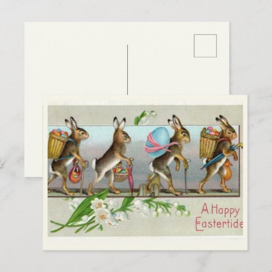 Prachtige  Pasen Briefkaart (Voorkant / Achterkant)