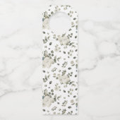 Prachtige pasta Floral 75e JUBILEUM Flessenhanger (Achterkant)