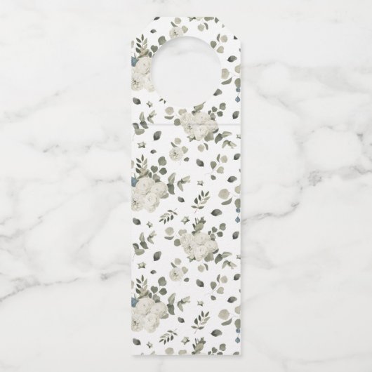 Prachtige pasta Floral met een 20e JUBILEUM Flessenhanger (Achterkant)