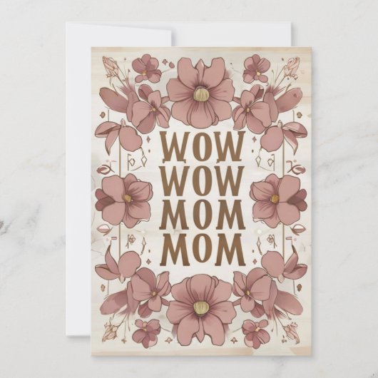 Prachtige pastel Moederdag Kaart (Voorkant)