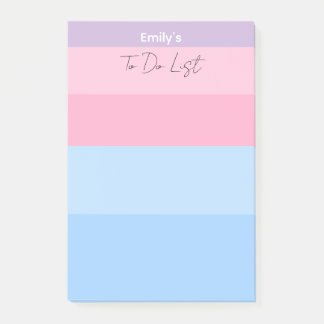 Prachtige Pastel Roze en Blauw Post-it® Notes