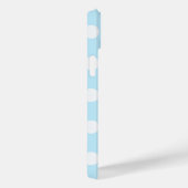 Prachtige pastelblauw met grote polka stippen Case-Mate iPhone case (Achterkant / Rechts)