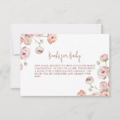 Prachtige pastelboeken voor Baby Bedankkaart (Voorkant)