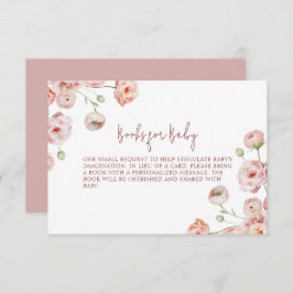 Prachtige pastelboeken voor Baby Bedankkaart