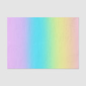 Prachtige pastelregenbooggradiënt bruiloft tissuepapier (Voorkant)