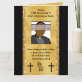 Prachtige, Pastor Jubileum Kaarten of ELKE GELEGEN (Voorkant)