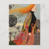 Prachtige patchwork jurk briefkaart (Voorkant)