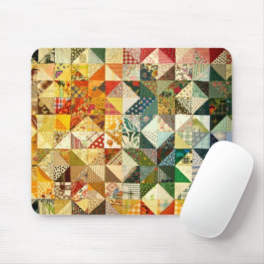 Prachtige patchwork muismat (Met muis)