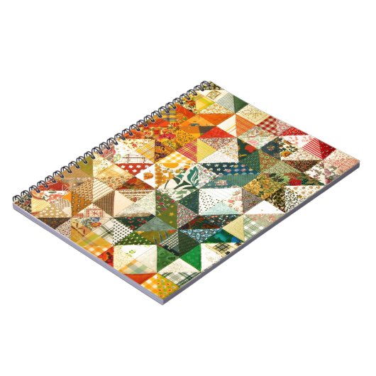 Prachtige patchwork notitieboek (Linkerzijde)