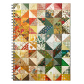 Prachtige patchwork notitieboek (Voorkant)