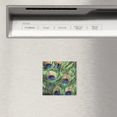 Prachtige Pauw Magneet (Insitu (Vaatwasser))