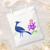 prachtige pauw stijl bedankzakje (Geknipt)