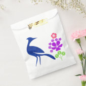 prachtige pauw stijl bedankzakje (Gezegeld)